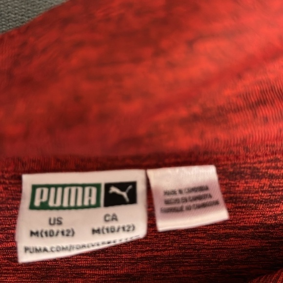 PUMA BOYS RED POLO {(M) - Picture 4 of 5